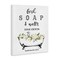 Stupell Industries Fresh Soap & Water Bath Tub Canvas Wall Art